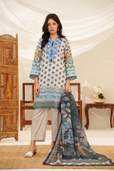 NSM Lawn 3pc (Unstitched Embroidered)