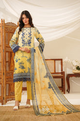 NSM Lawn 3pc (Unstitched Embroidered)