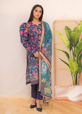 Andaaz Lawn 3pc (Unstitched)