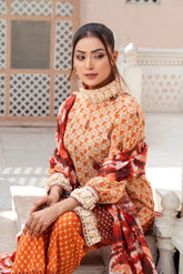 NSM Lawn 3pc (UnStitched) - populartextile