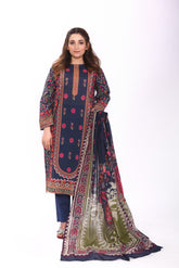 NSM Lawn 3pc (Unstitched)