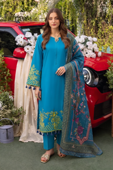 NSM 3 pcs Lawn Digital Embroidered (Stitched)