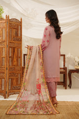NSM Lawn 3pc (Unstitched Embroidered)