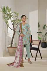 Andaaz Lawn 3pc (Unstitched)