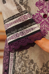 NSM Lawn 3pc (Unstitched Embroidered)