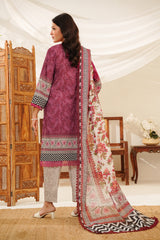 NSM Lawn 3pc (Unstitched Embroidered)