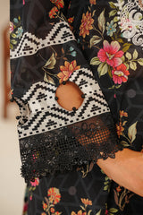 NSM Lawn 3pc (Unstitched Embroidered)