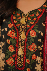 NSM Lawn 3pc (Unstitched Embroidered)