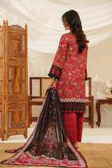 NSM Lawn 3pc (Unstitched Embroidered)