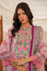 NSM Lawn 3pc (Unstitched Embroidered)