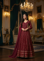 NSM Luxury Chiffon Maxi