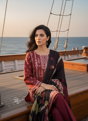 Andaaz Lawn 3pc (Unstitched)