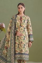 3Pcs Unstitched Suit (NSM Collection)