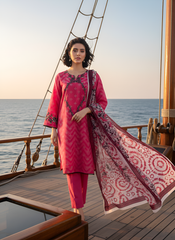 Andaaz Lawn 3pc (Unstitched)