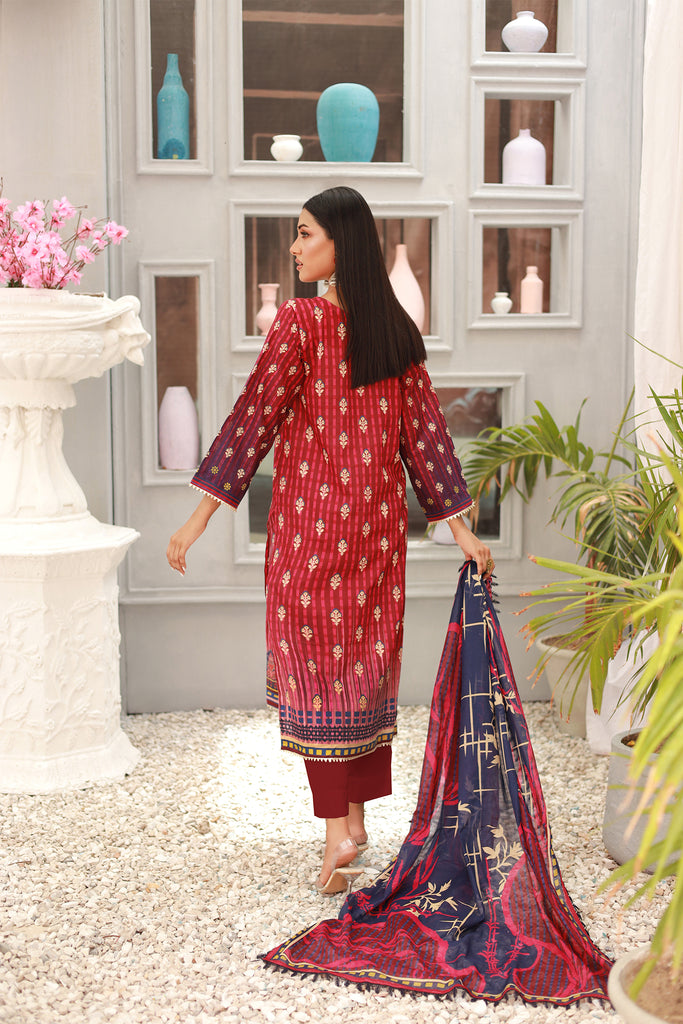 NSM EMBROIDERED 3PC RUBY