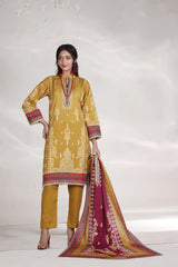 NSM Lawn 3pc (Unstitched)