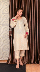 NSM Printed Silk Shirt (UnStitched) - populartextile