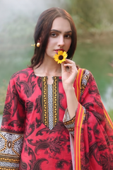 3Pcs Unstitched Suit (Andaaz Collection)
