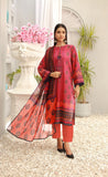 NSM EMBROIDERED 3PC RED