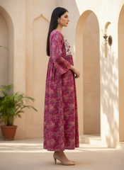 NSM Printed Lawn Frock (Stitched)