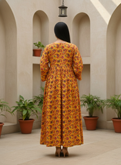 NSM Printed Lawn Frock (Stitched)