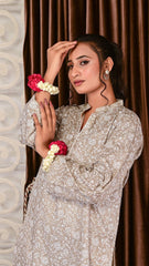 NSM Printed Silk Shirt (UnStitched) - populartextile