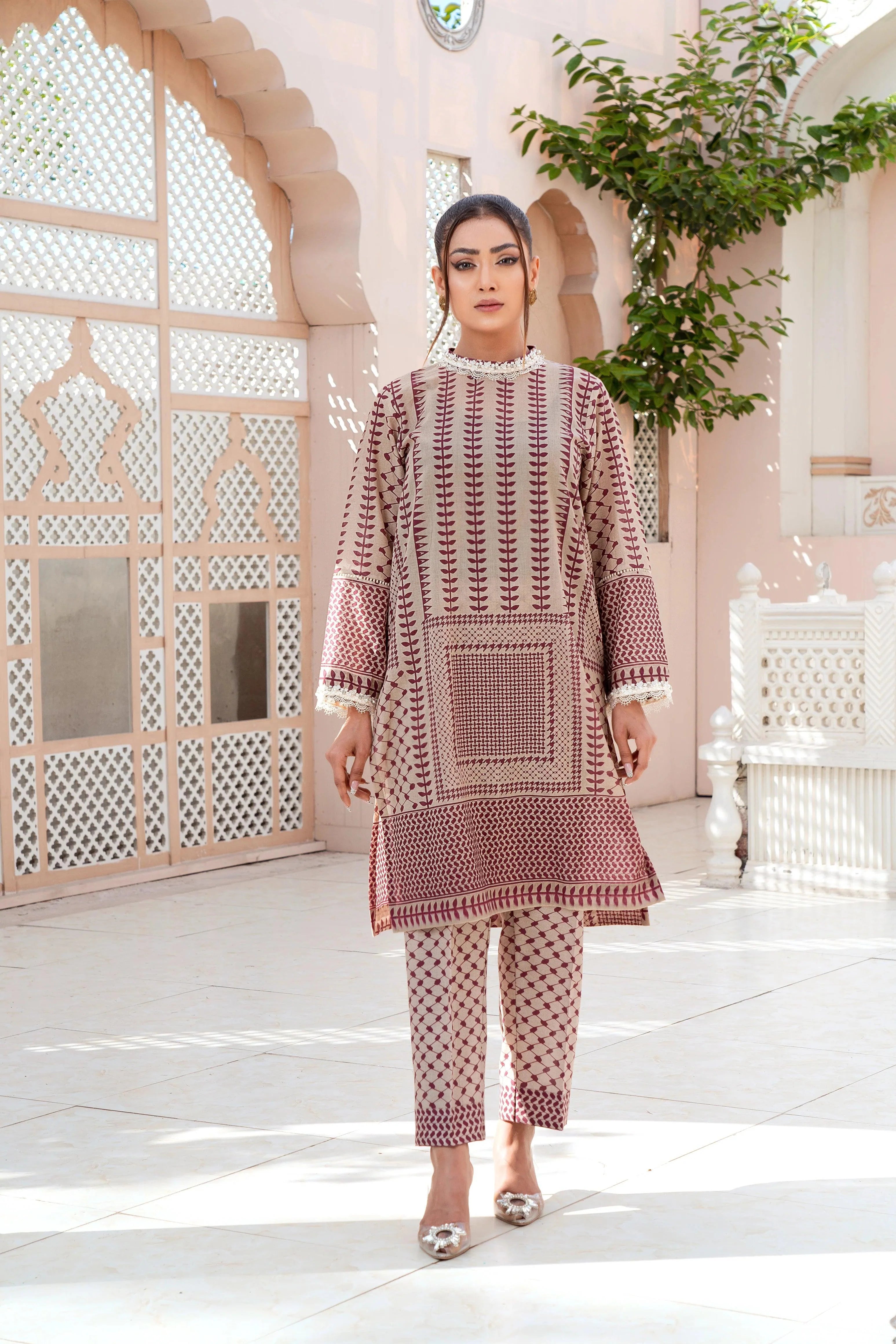 2pc Lawn (UnStitched) - populartextile