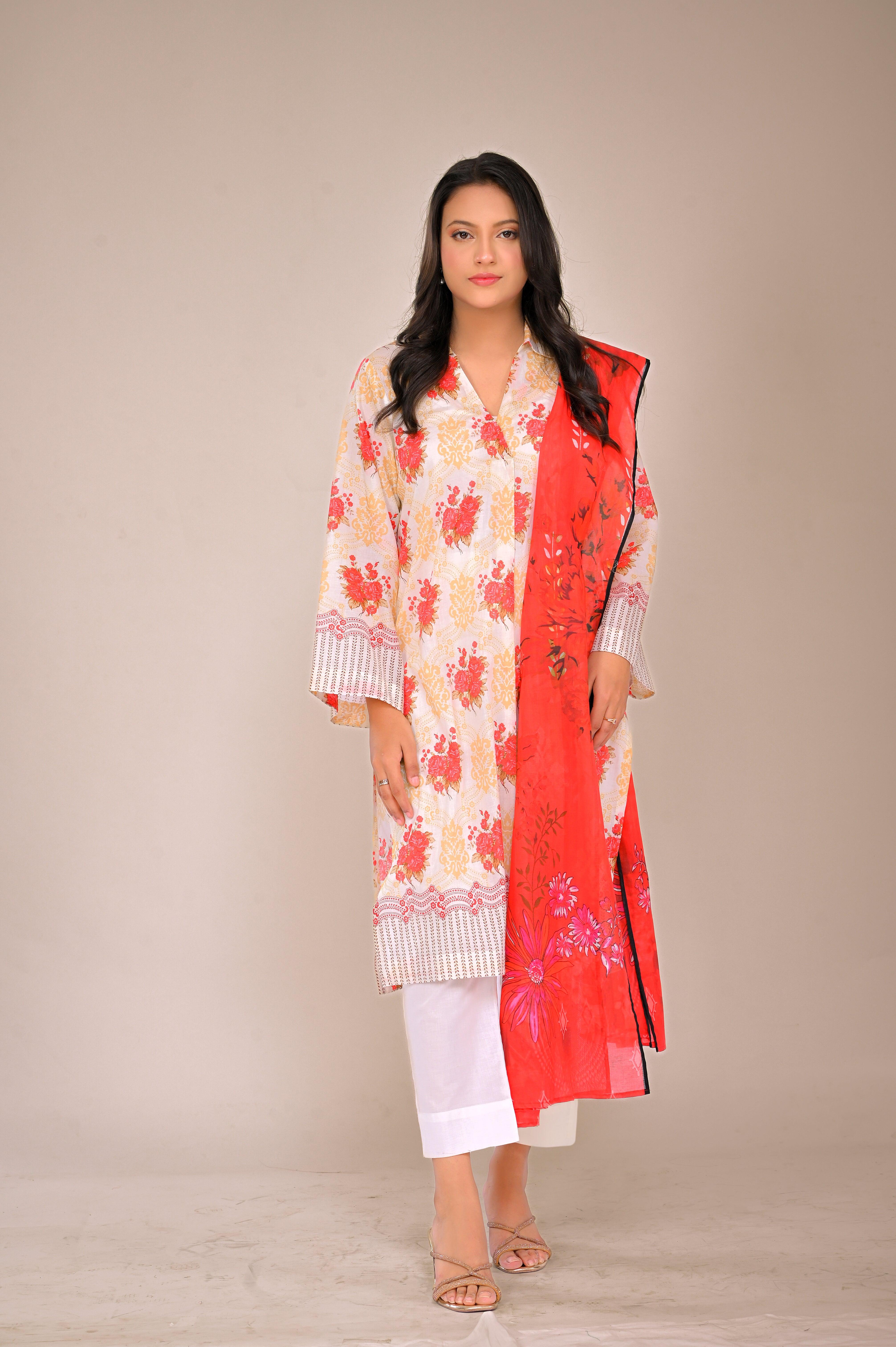 2pc Lawn (UnStitched) - populartextile