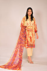 2pc Lawn (UnStitched) - populartextile