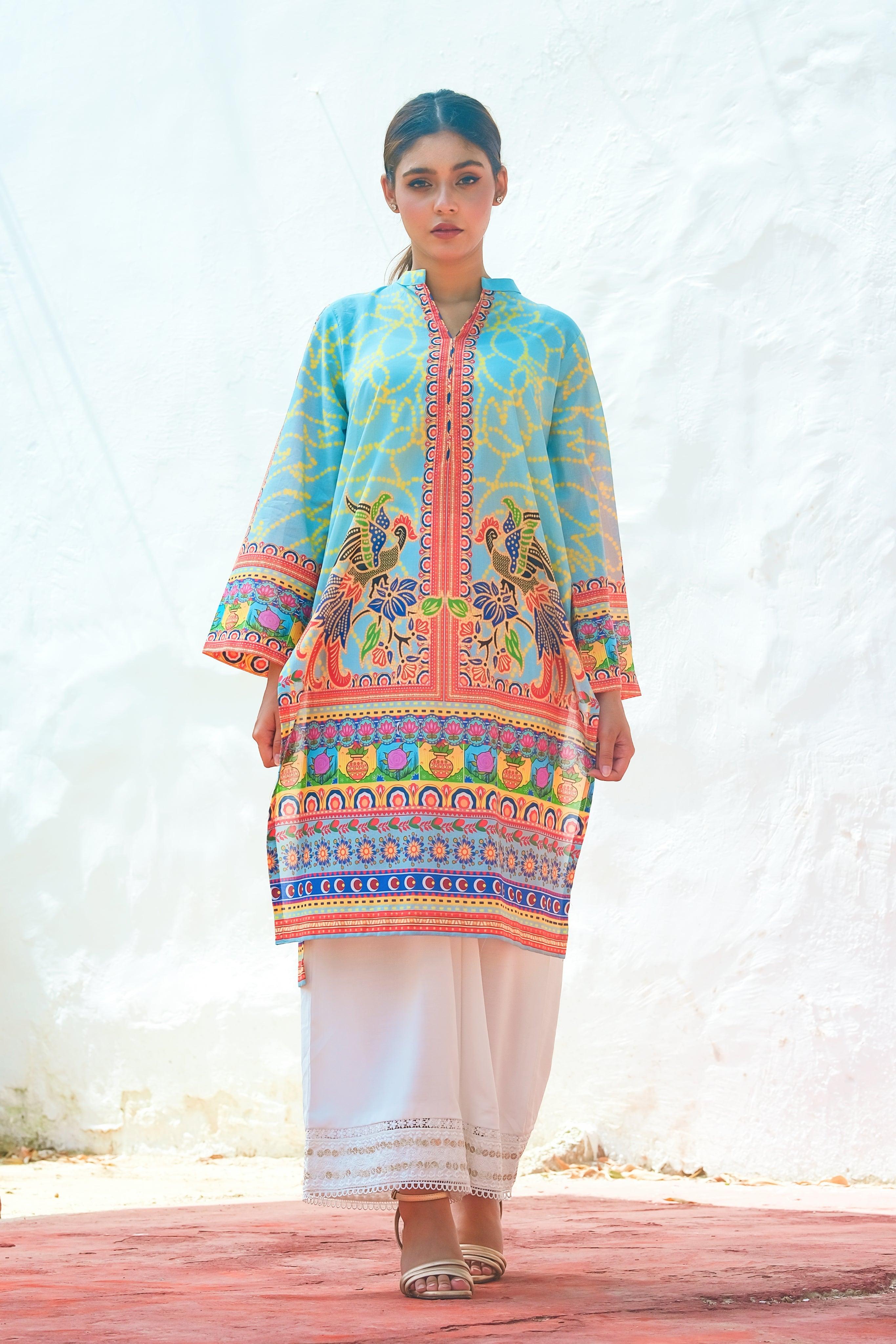 1 pc Lawn (Stitched) - populartextile