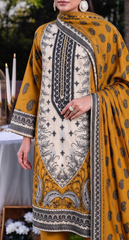 3Pcs Unstitched Suit (Andaaz Collection)