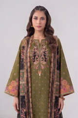 3Pcs Unstitched Suit (Logen Collection)