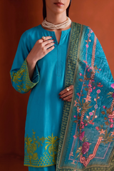 NSM 3 pcs Lawn Digital Embroidered (Stitched)