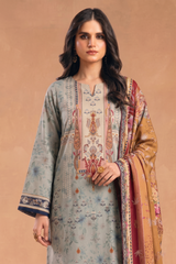 3Pcs Unstitched Suit (Logen Collection)