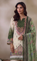 3Pcs Unstitched Suit (Logen Collection)