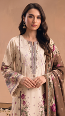 3Pcs Unstitched Suit (Logen Collection)