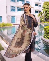 3Pcs Unstitched Suit (NSM Collection)
