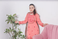 NSM Lawn 3pc (Stitched Embroidered)