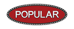 Red 'Popular' logo on a white background